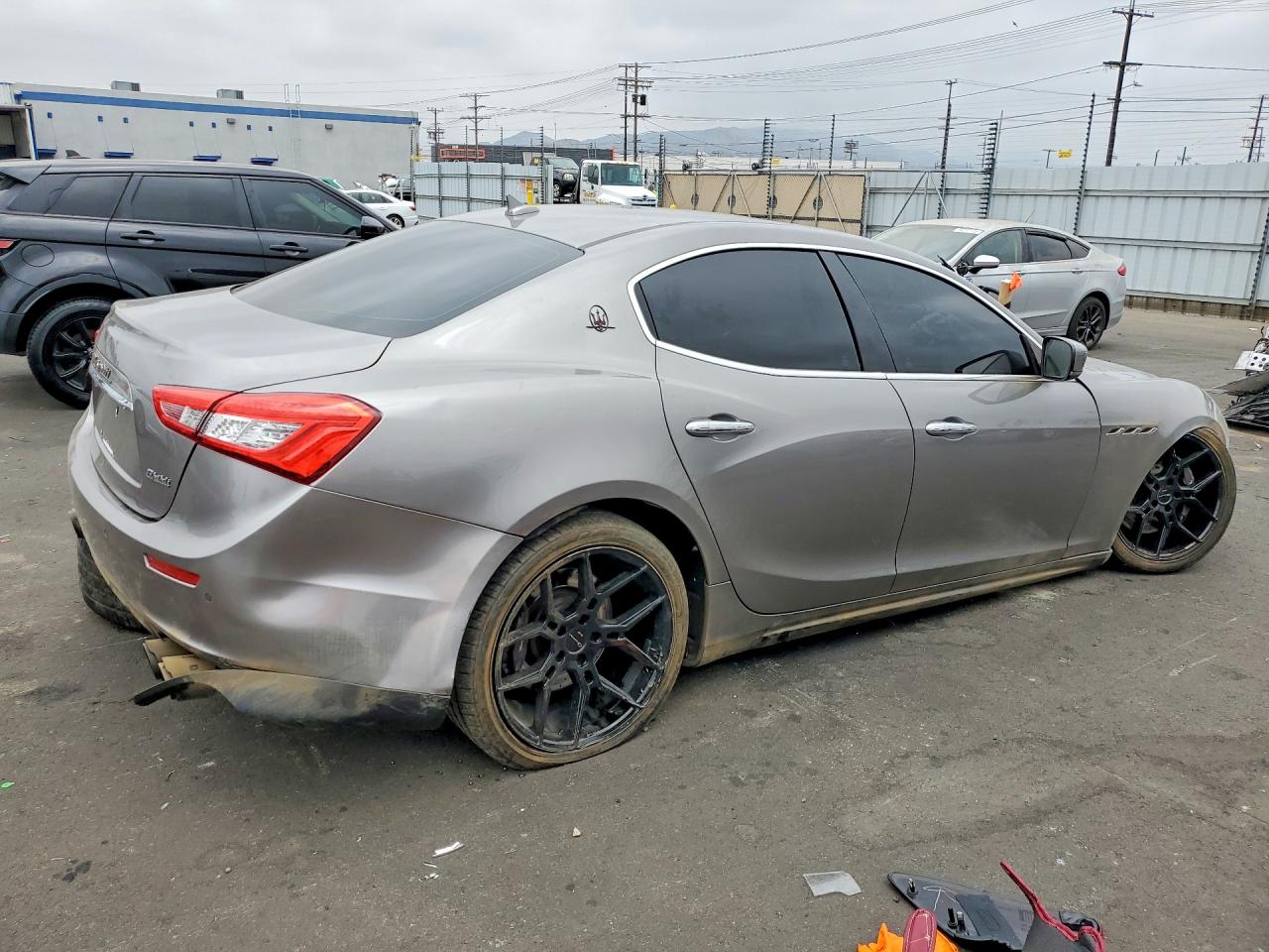 2015 Maserati Ghibli S Silver vin: ZAM57RTA6F1149408