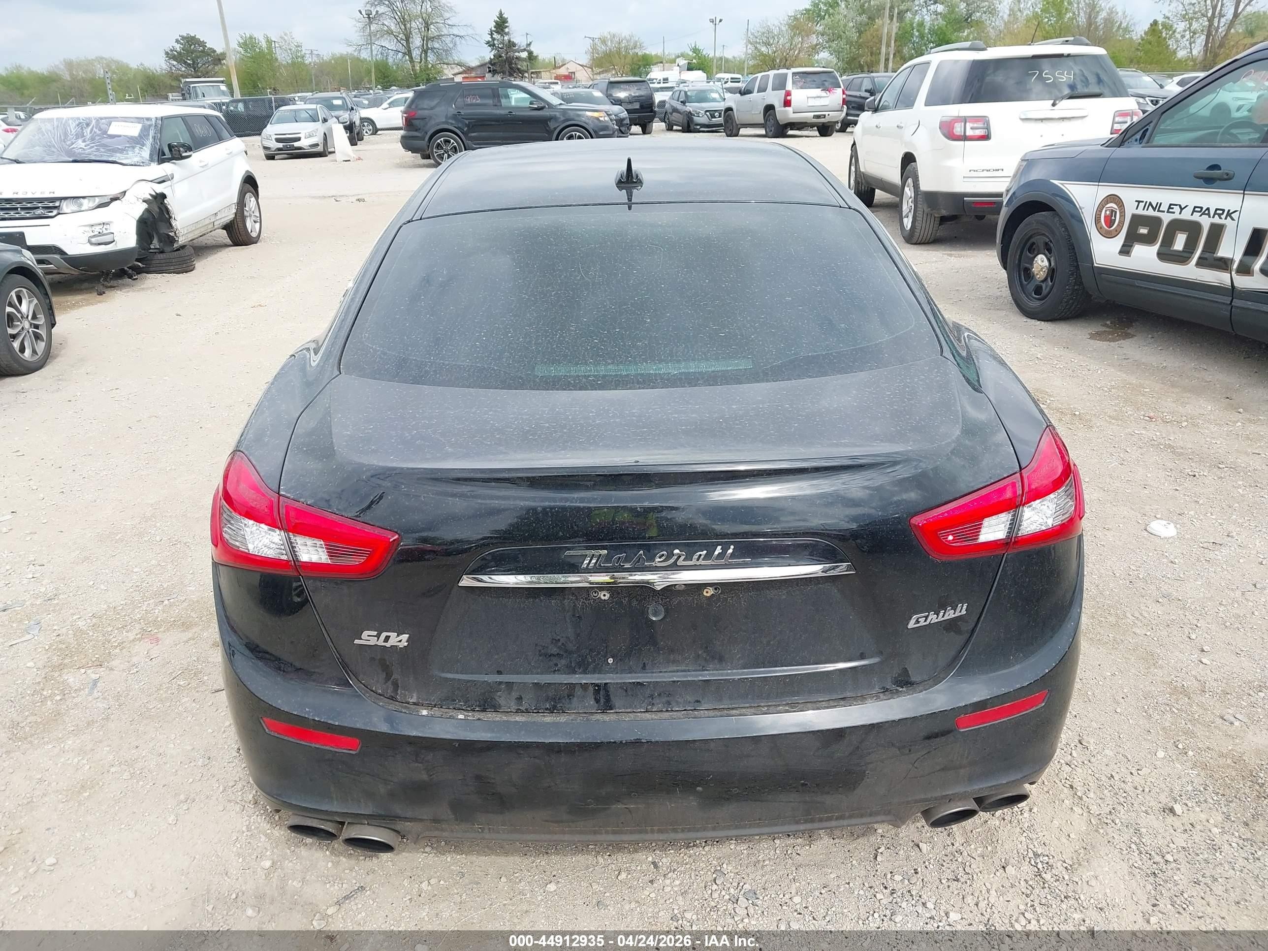 2017 Maserati Ghibli S Q4 Black vin: ZAM57RTA6H1231741
