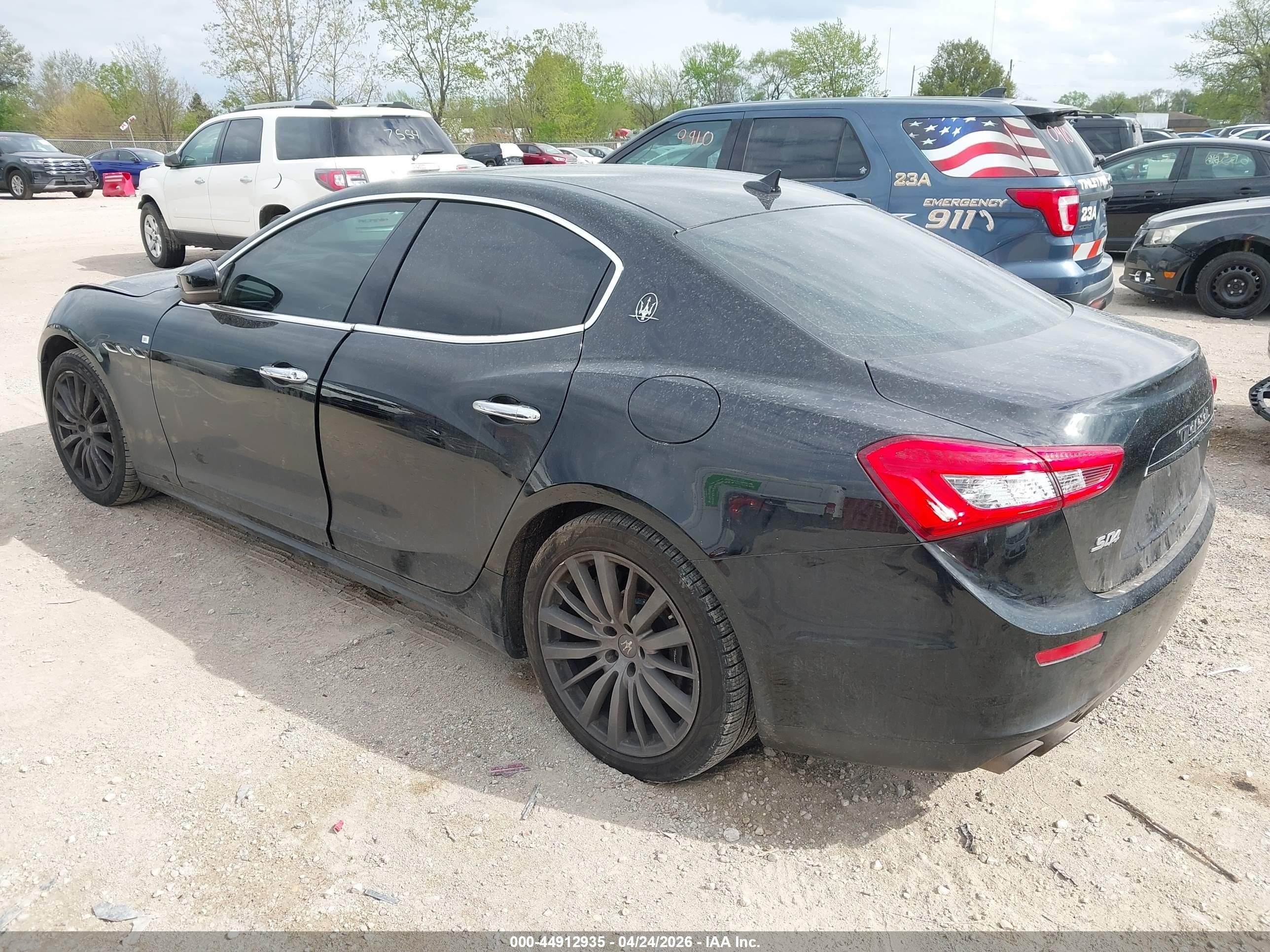 2017 Maserati Ghibli S Q4 Black vin: ZAM57RTA6H1231741