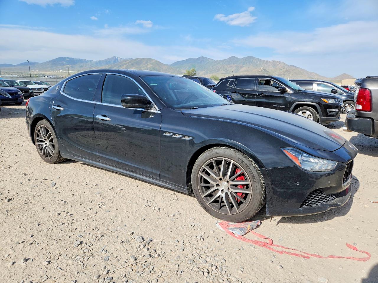 2014 Maserati Ghibli Black vin: ZAM57RTA7E1088844