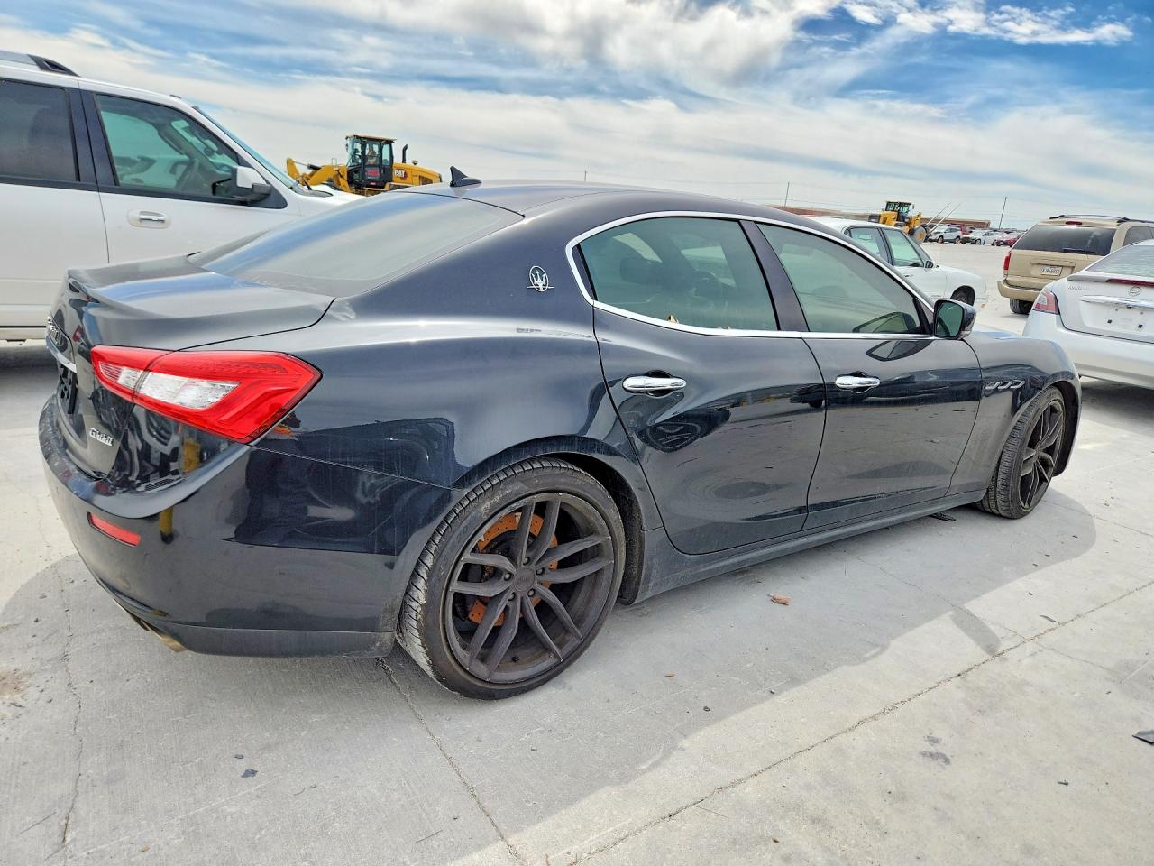 2014 Maserati Ghibli S Black vin: ZAM57RTA7E1090027