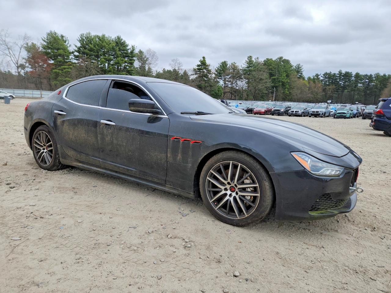 2014 Maserati Ghibli S Black vin: ZAM57RTA7E1091629