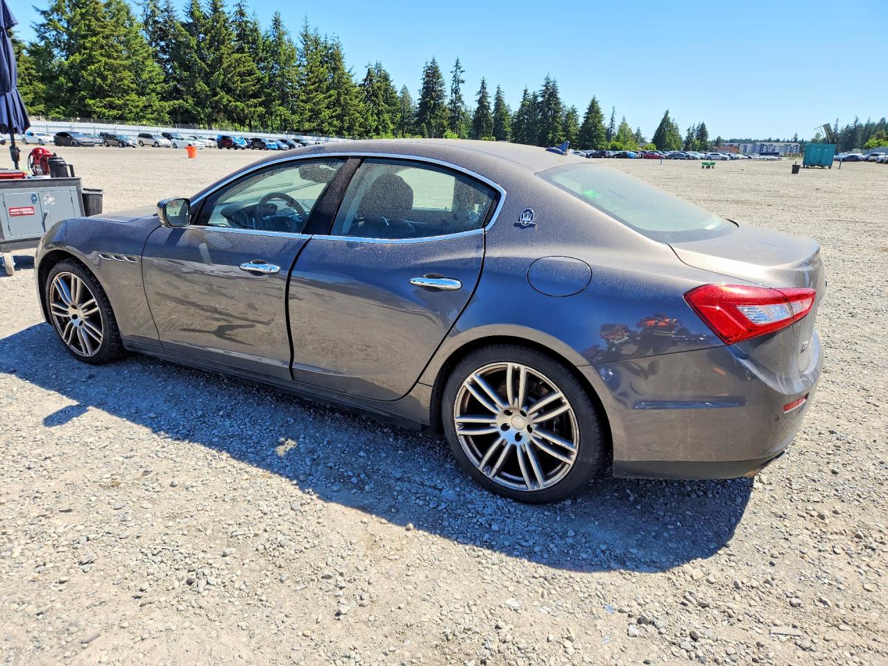 2014 Maserati Ghibli S Silver vin: ZAM57RTA7E1113595