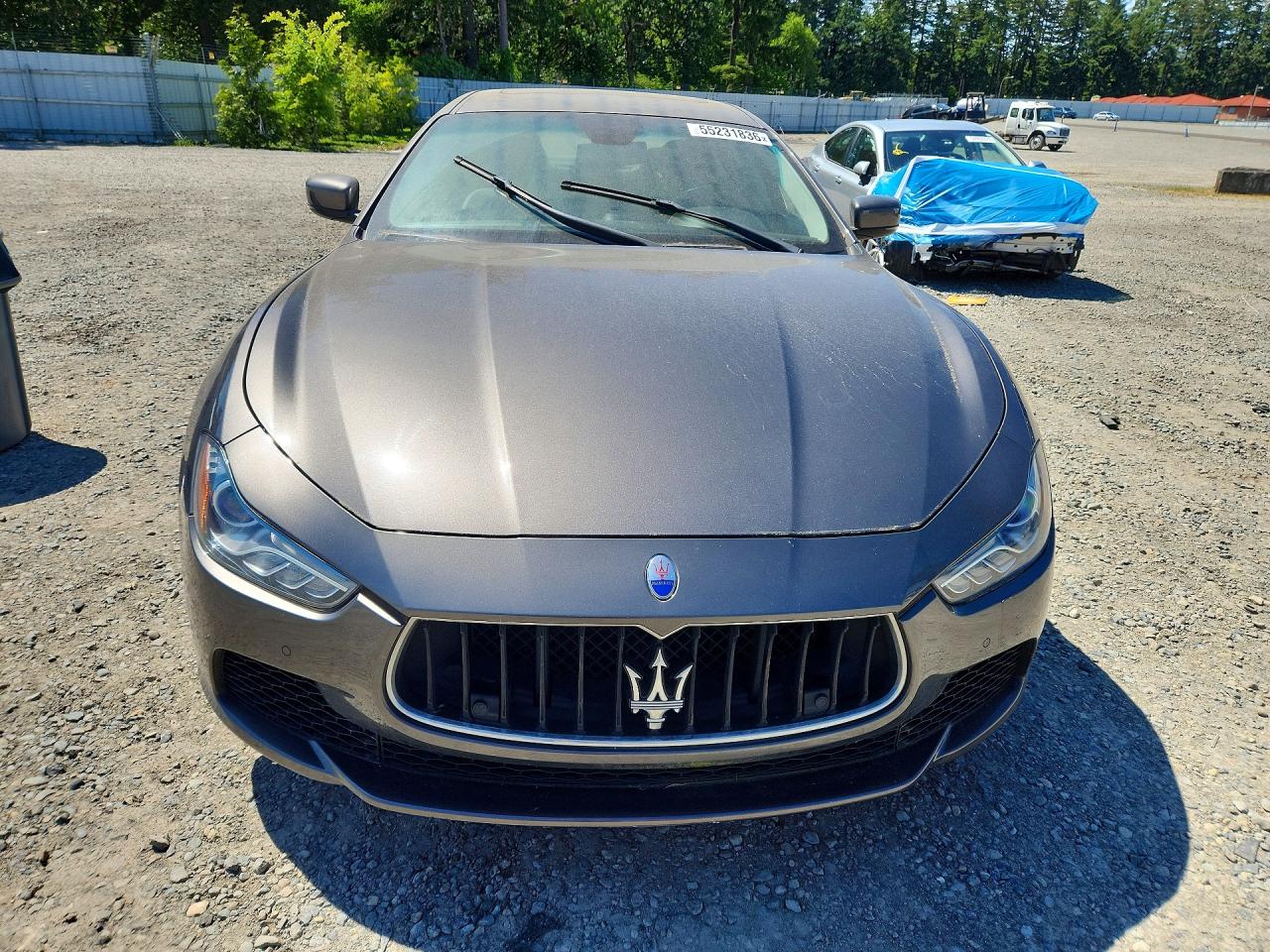 2014 Maserati Ghibli S Silver vin: ZAM57RTA7E1113595