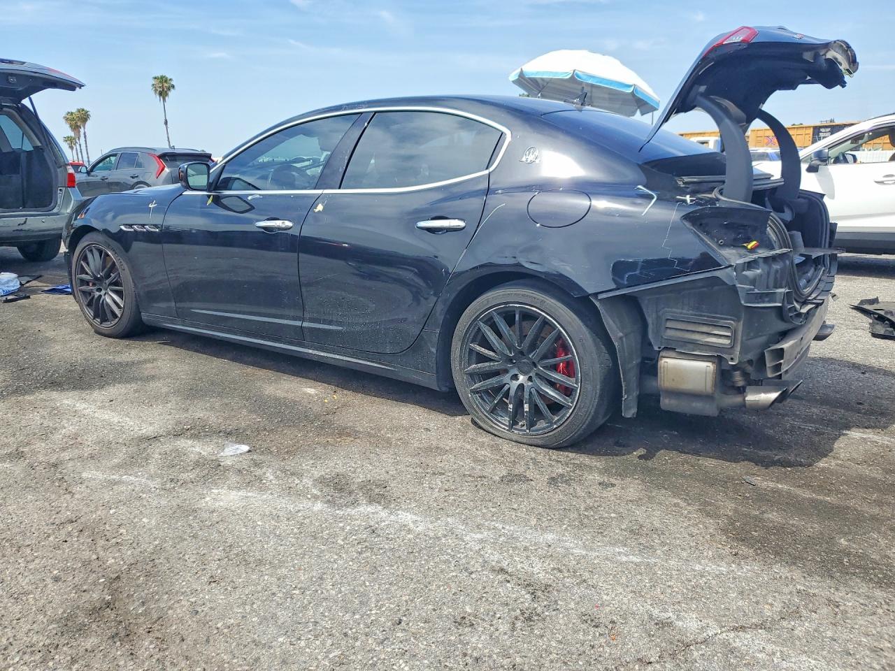 2015 Maserati Ghibli S Black vin: ZAM57RTA7F1138224