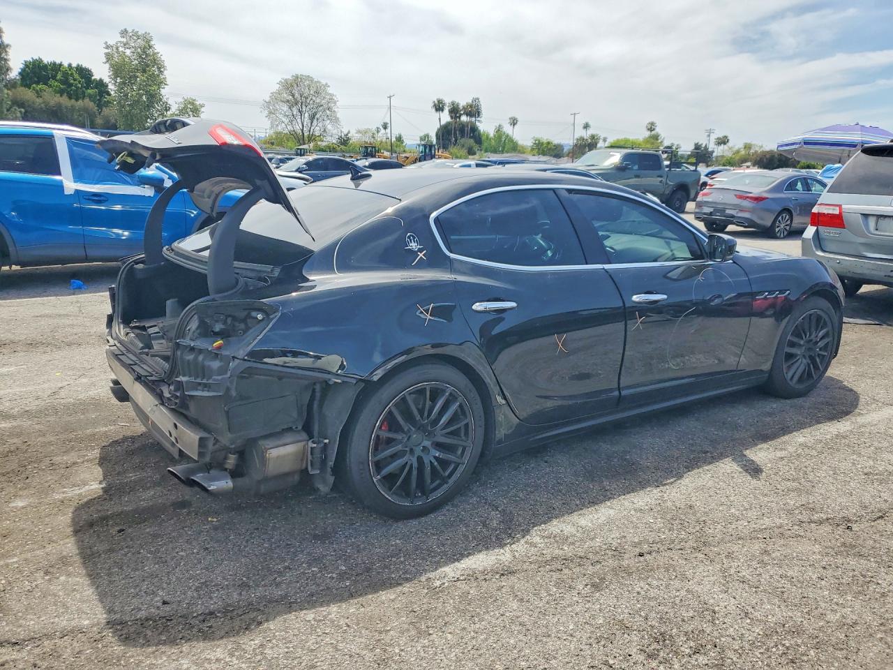 2015 Maserati Ghibli S Black vin: ZAM57RTA7F1138224