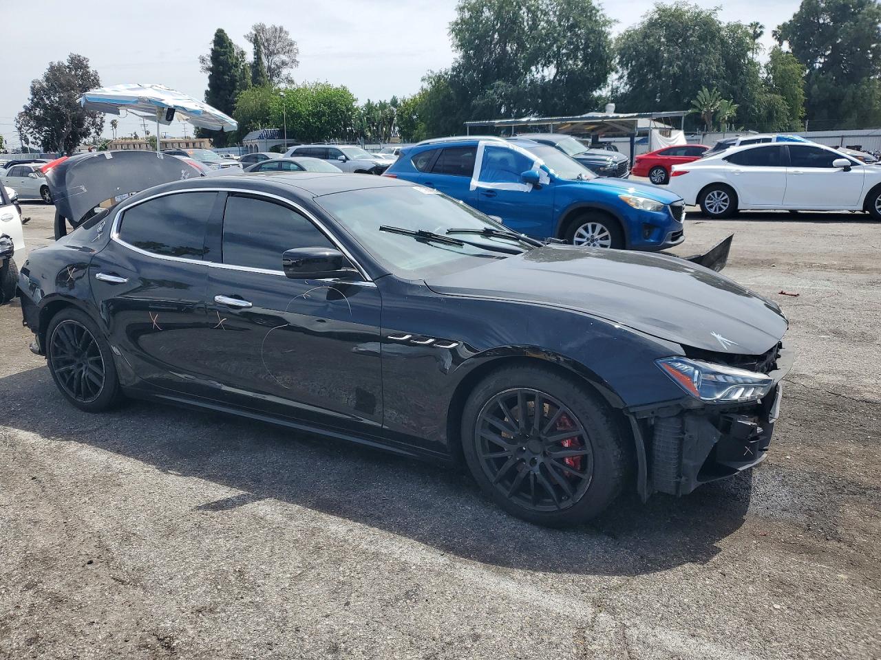 2015 Maserati Ghibli S Black vin: ZAM57RTA7F1138224