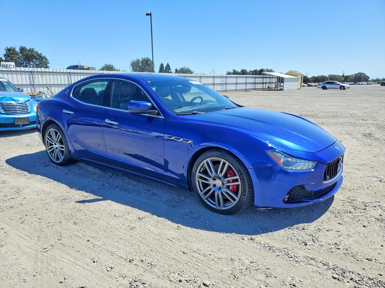 2015 Maserati Ghibli S Blue vin: ZAM57RTA7F1139129
