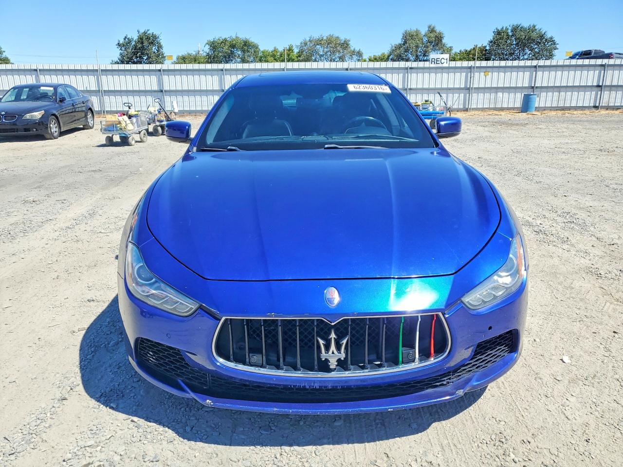 2015 Maserati Ghibli S Blue vin: ZAM57RTA7F1139129