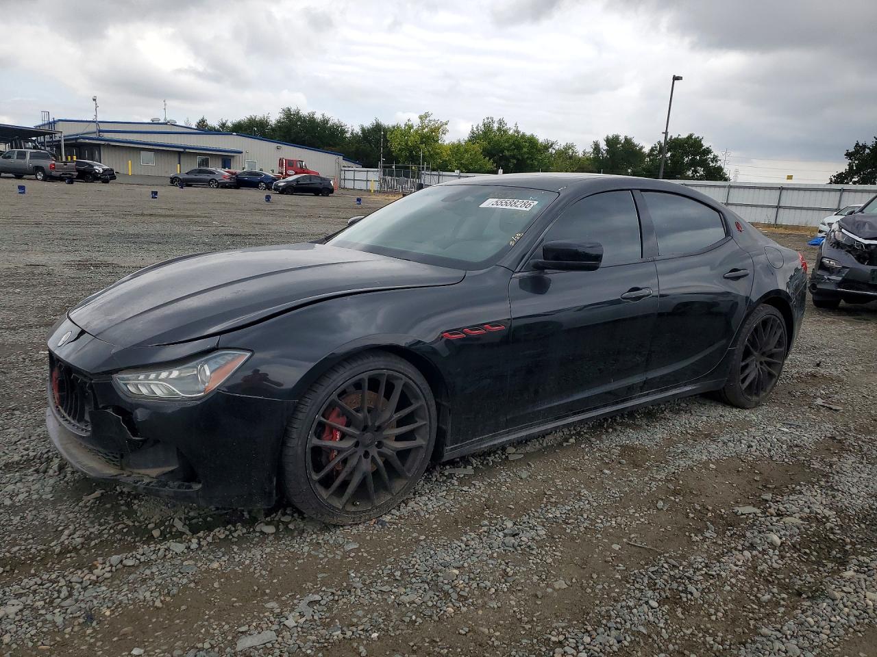 2015 Maserati Ghibli S Black vin: ZAM57RTA7F1159199