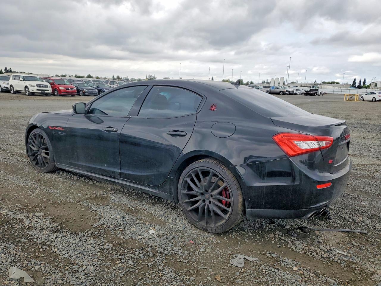 2015 Maserati Ghibli S Black vin: ZAM57RTA7F1159199
