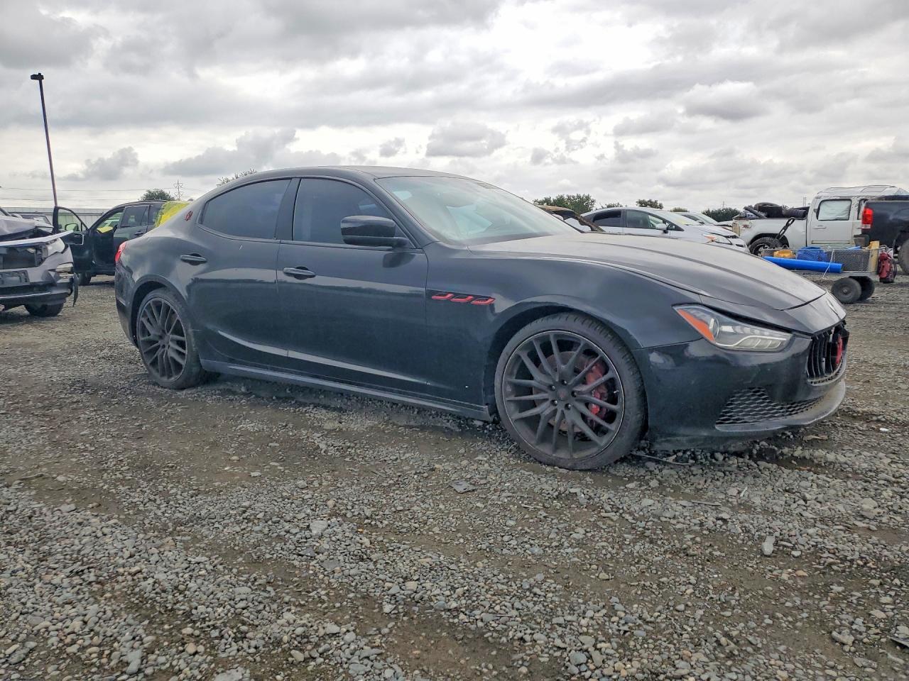 2015 Maserati Ghibli S Black vin: ZAM57RTA7F1159199