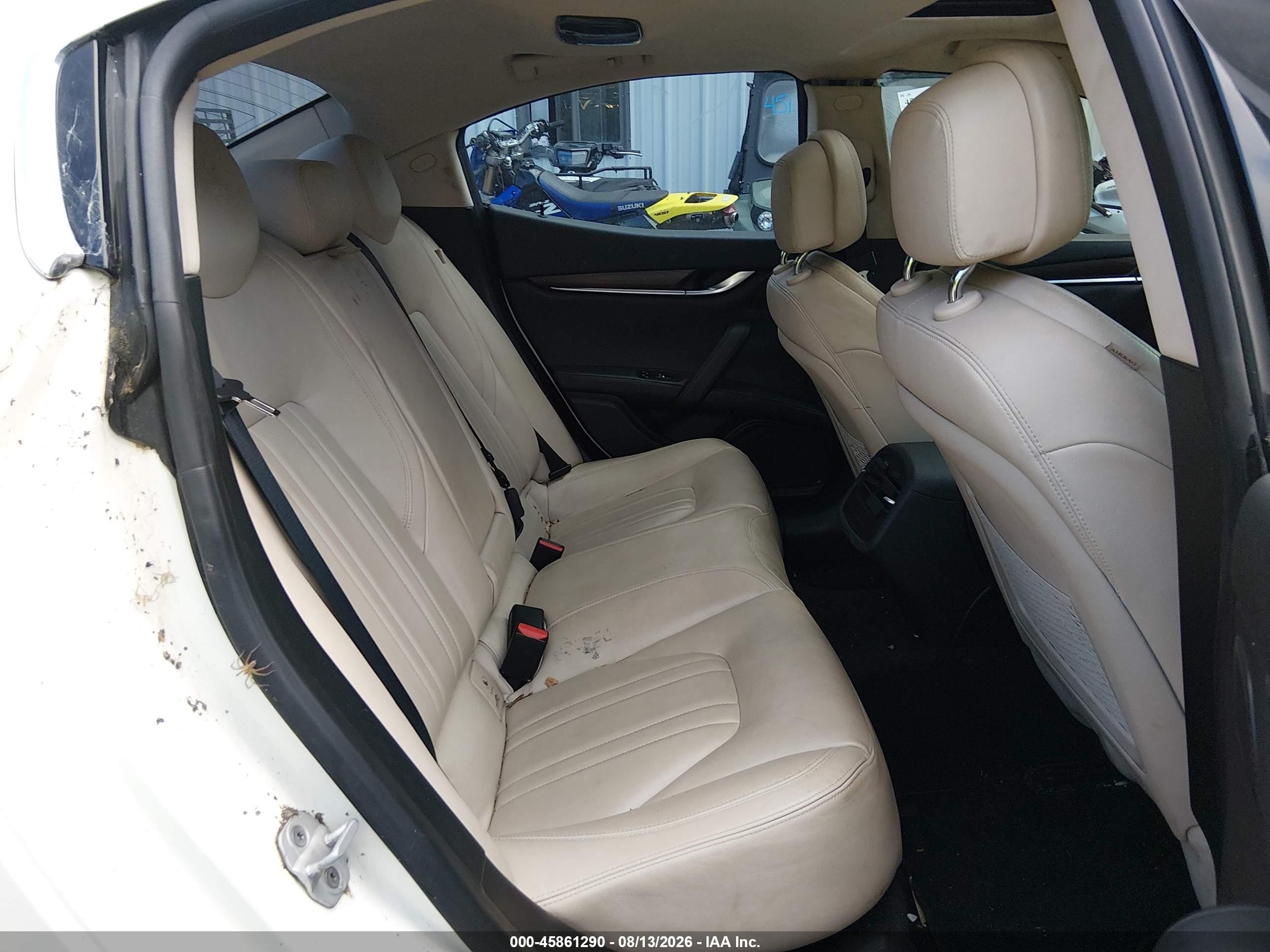 2014 Maserati Ghibli S Q4 White vin: ZAM57RTA8E1085628