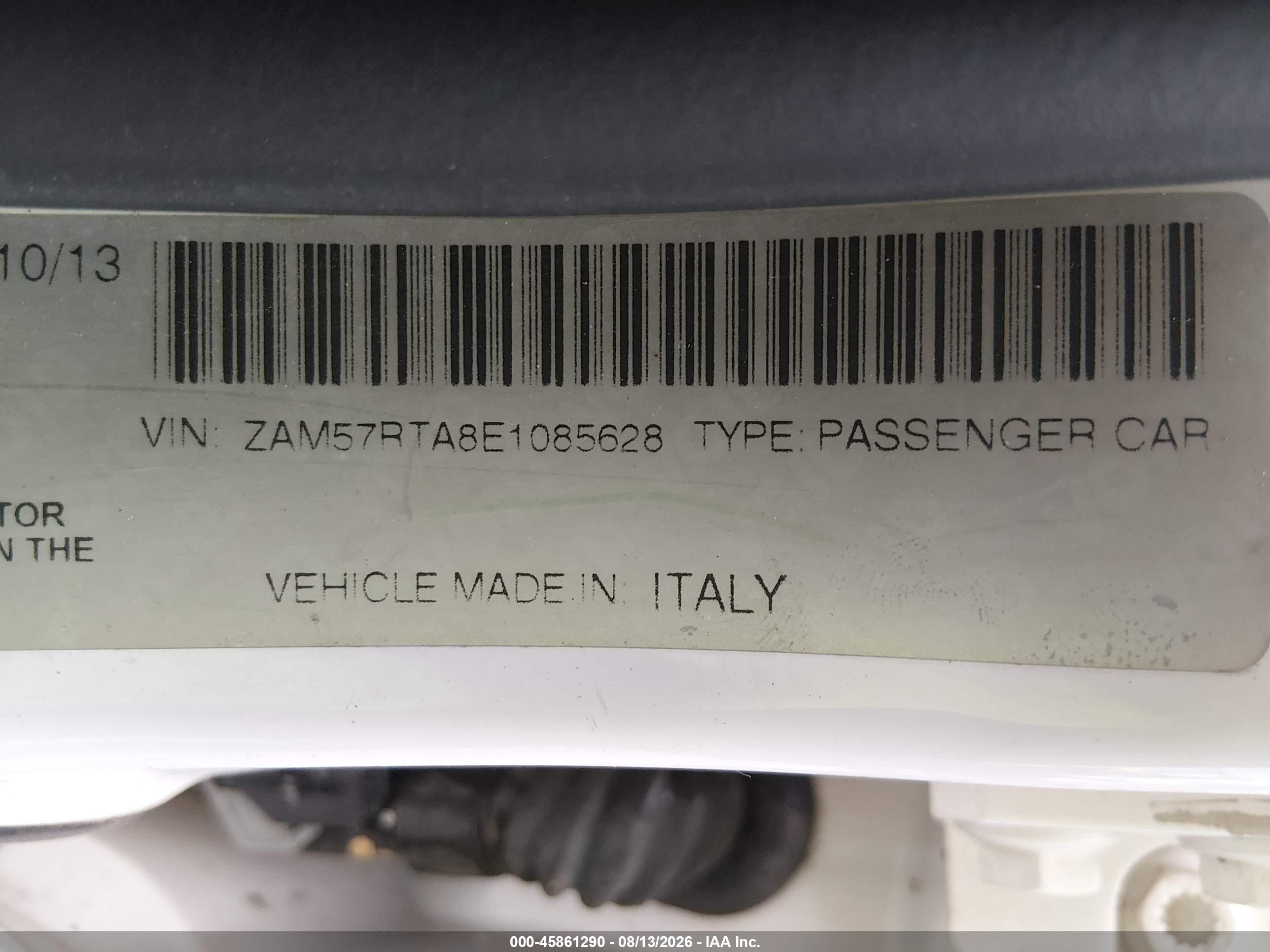 2014 Maserati Ghibli S Q4 White vin: ZAM57RTA8E1085628