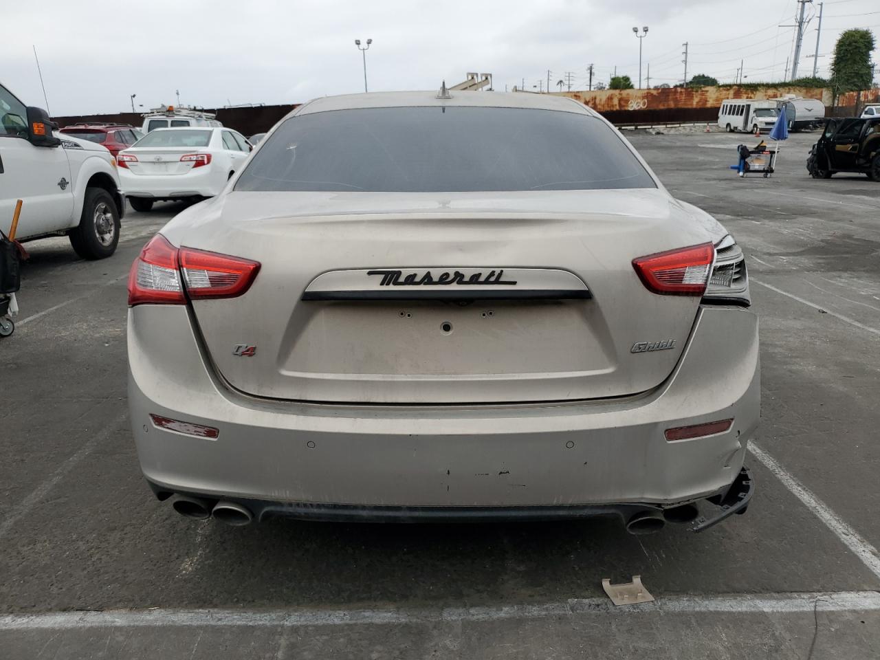 2014 Maserati Ghibli S Бежевый vin: ZAM57RTA8E1095303