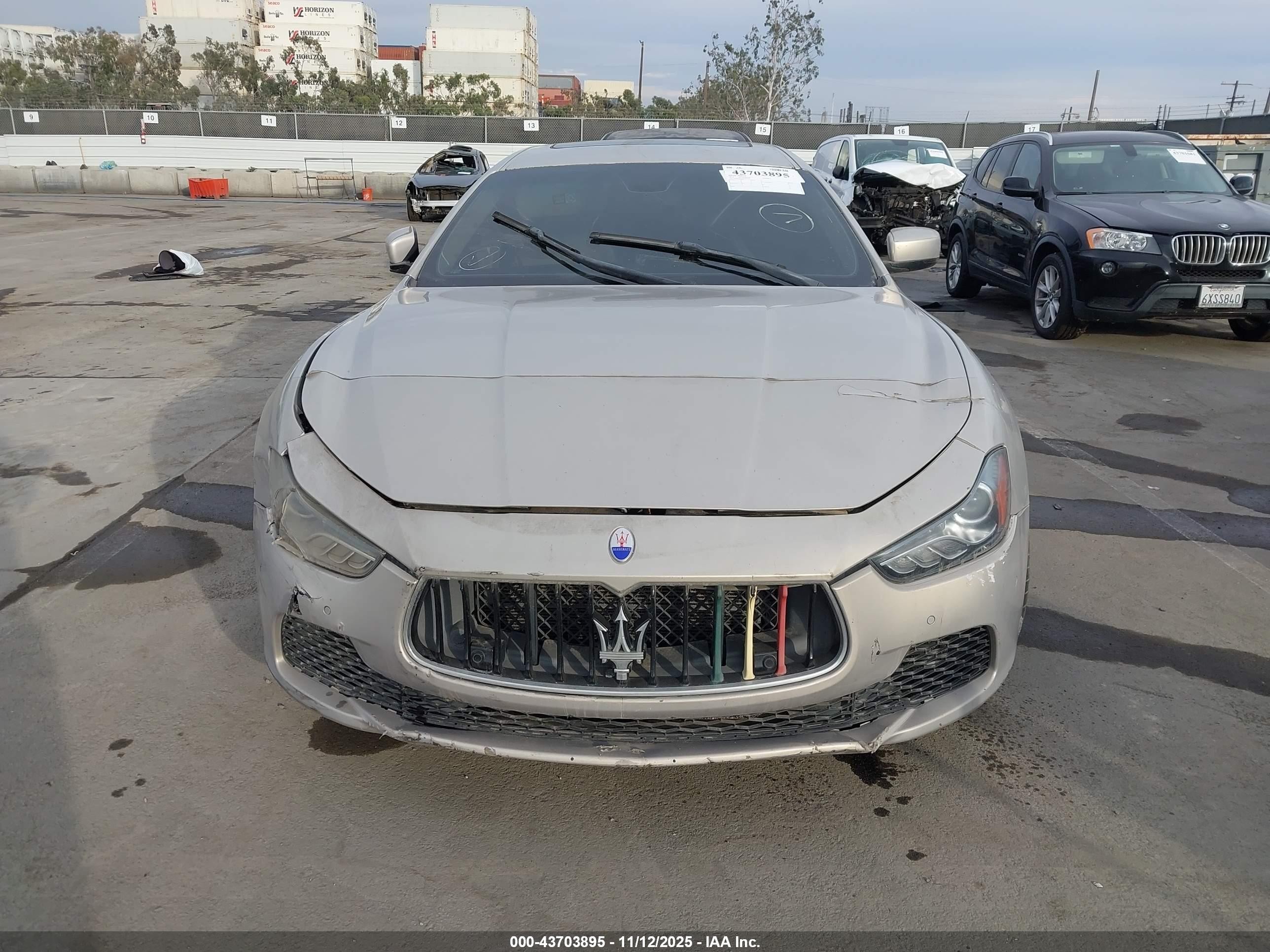 2014 Maserati Ghibli S Q4 Бежевый vin: ZAM57RTA8E1095303