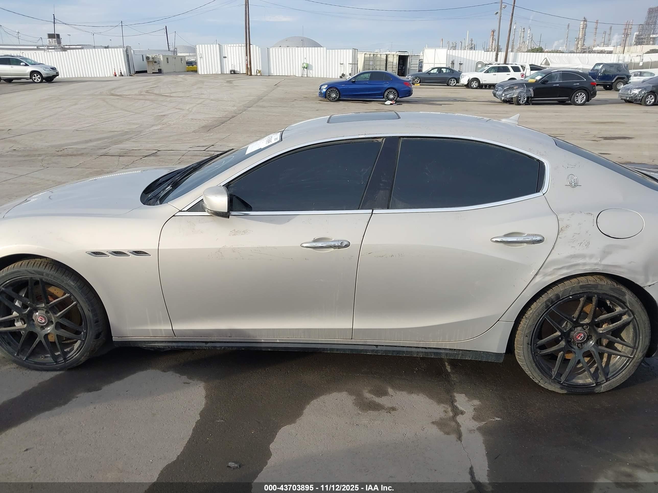 2014 Maserati Ghibli S Q4 Бежевый vin: ZAM57RTA8E1095303