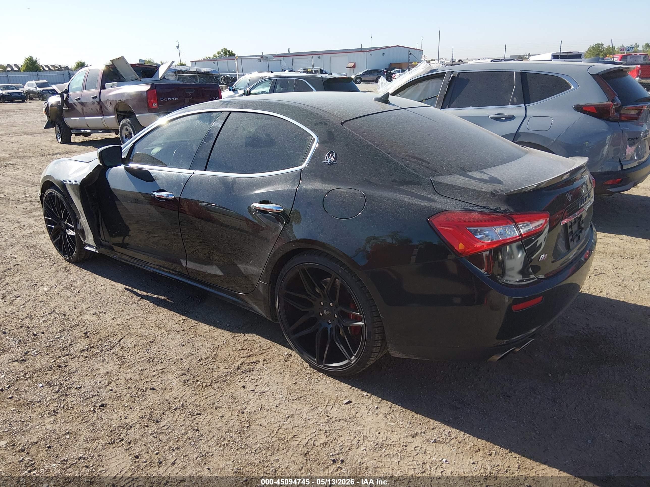 2014 Maserati Ghibli S Q4 Black vin: ZAM57RTA8E1103691