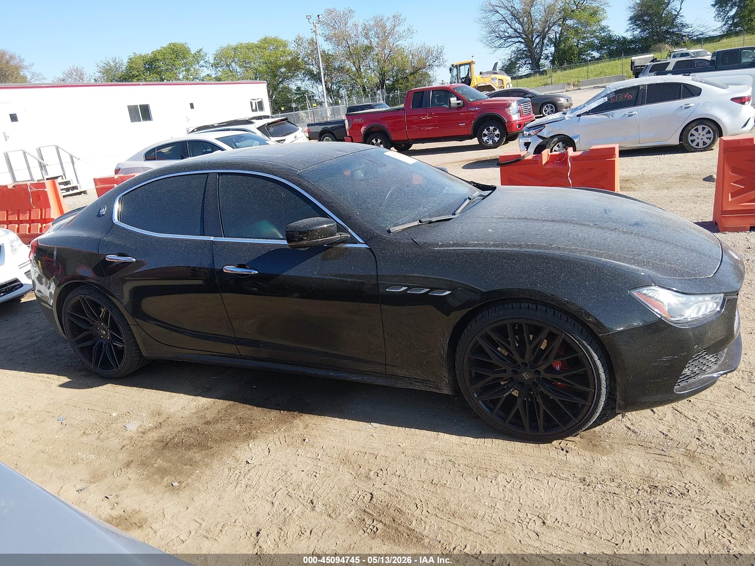 2014 Maserati Ghibli S Q4 Black vin: ZAM57RTA8E1103691