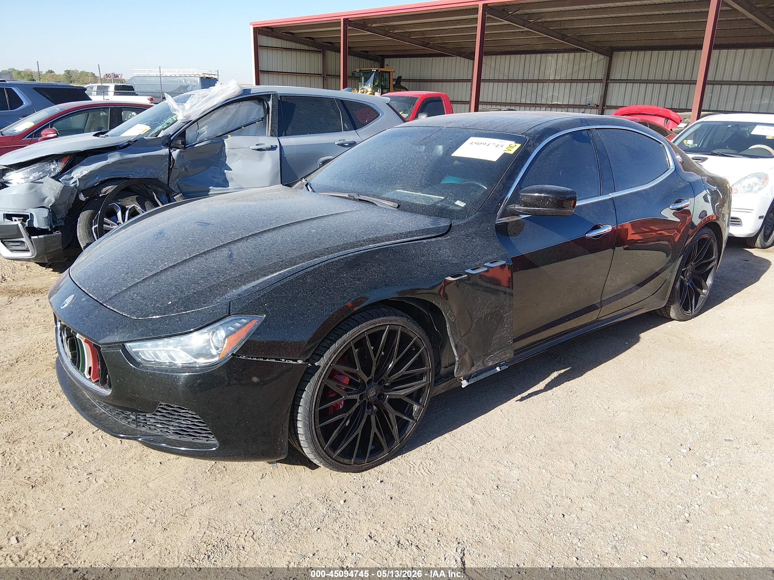 2014 Maserati Ghibli S Q4 Black vin: ZAM57RTA8E1103691