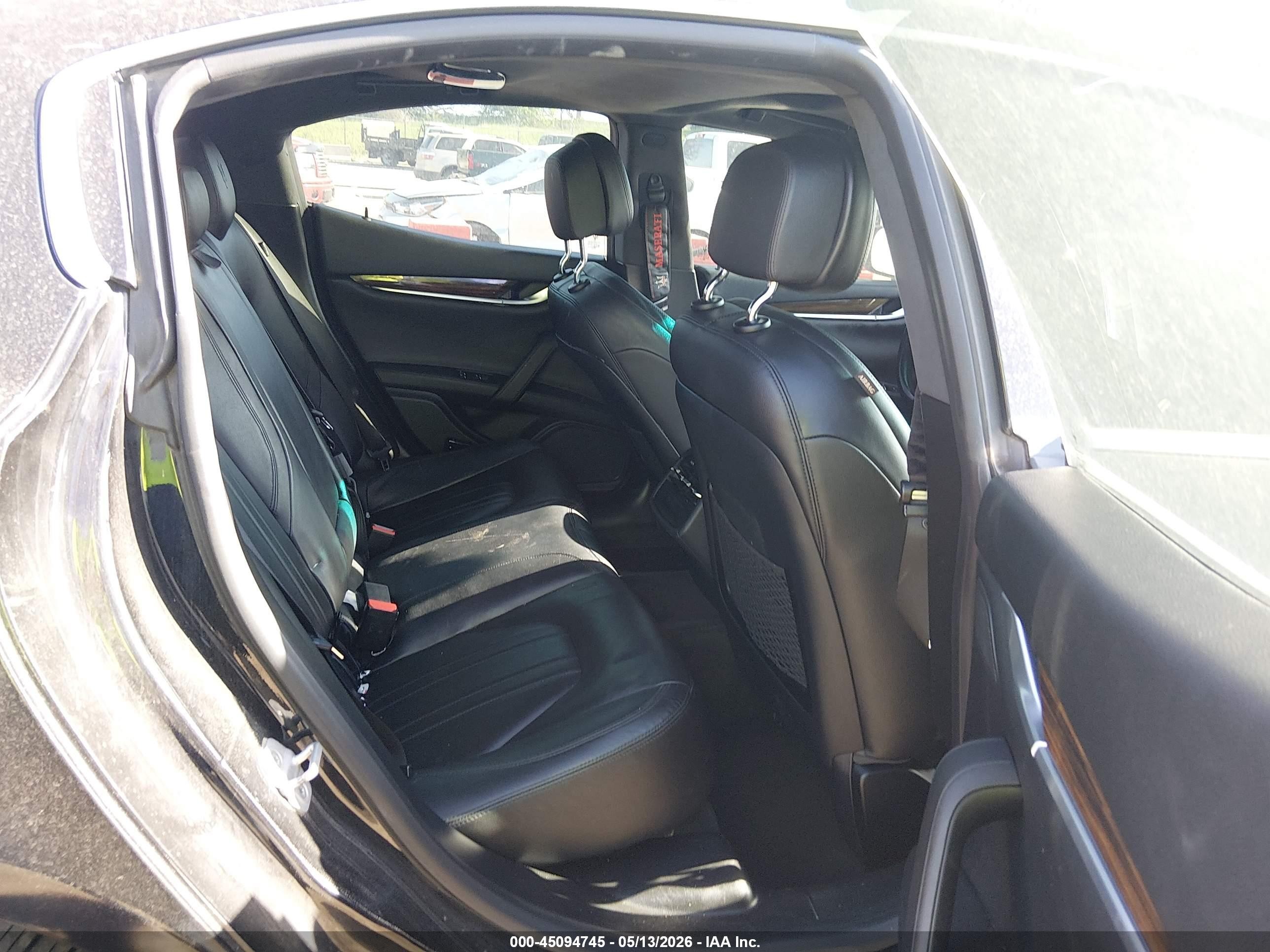 2014 Maserati Ghibli S Q4 Black vin: ZAM57RTA8E1103691