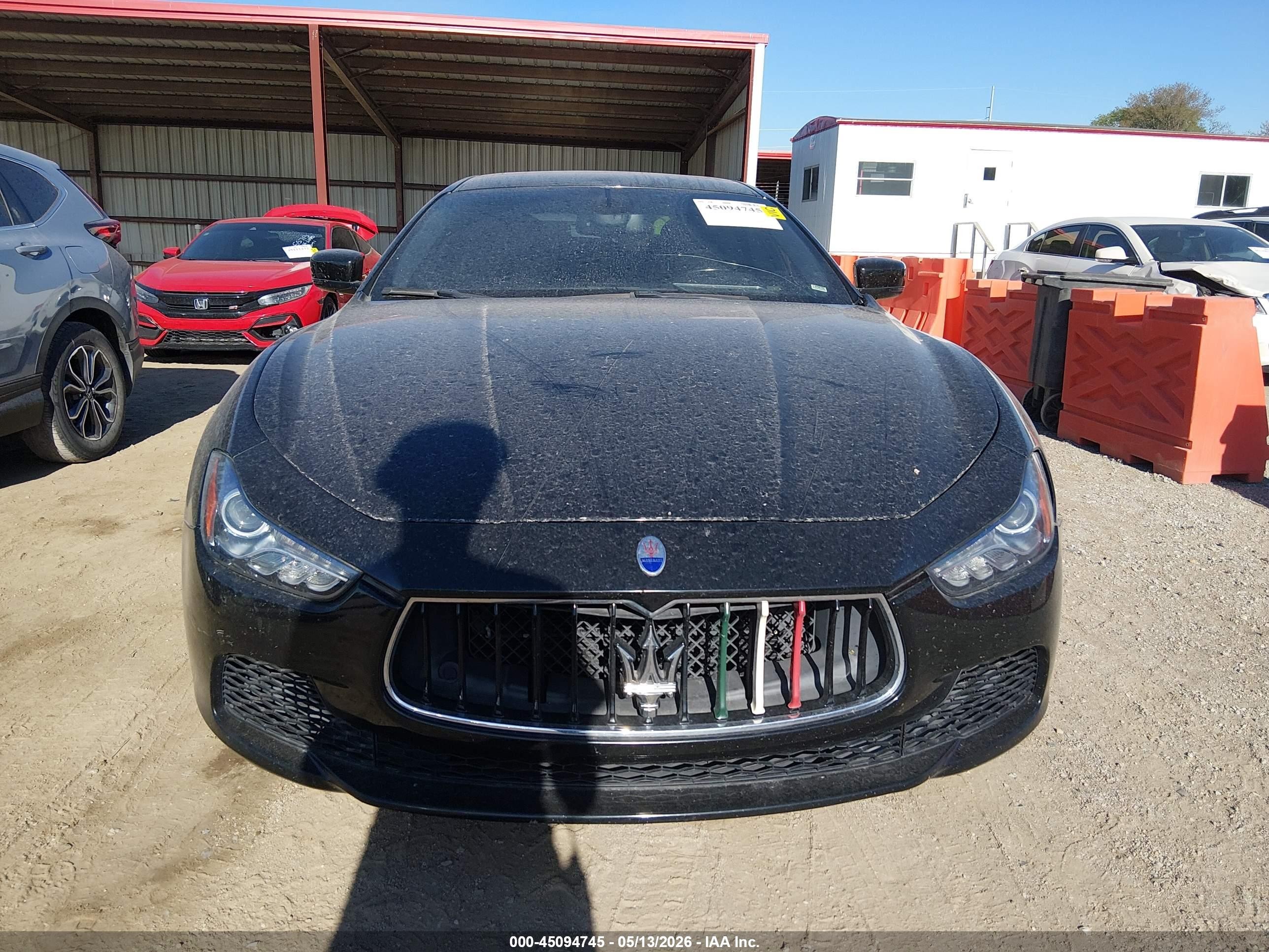 2014 Maserati Ghibli S Q4 Black vin: ZAM57RTA8E1103691