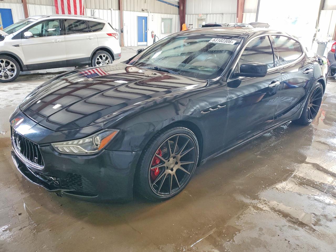 2014 Maserati Ghibli S Black vin: ZAM57RTA9E1090028