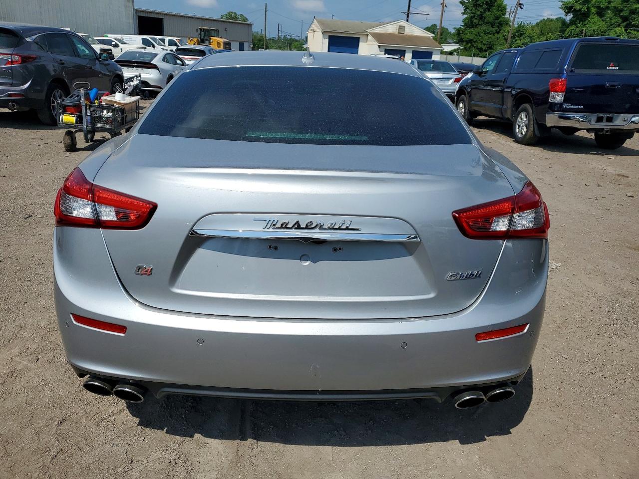 2015 Maserati Ghibli S Silver vin: ZAM57RTA9F1137270