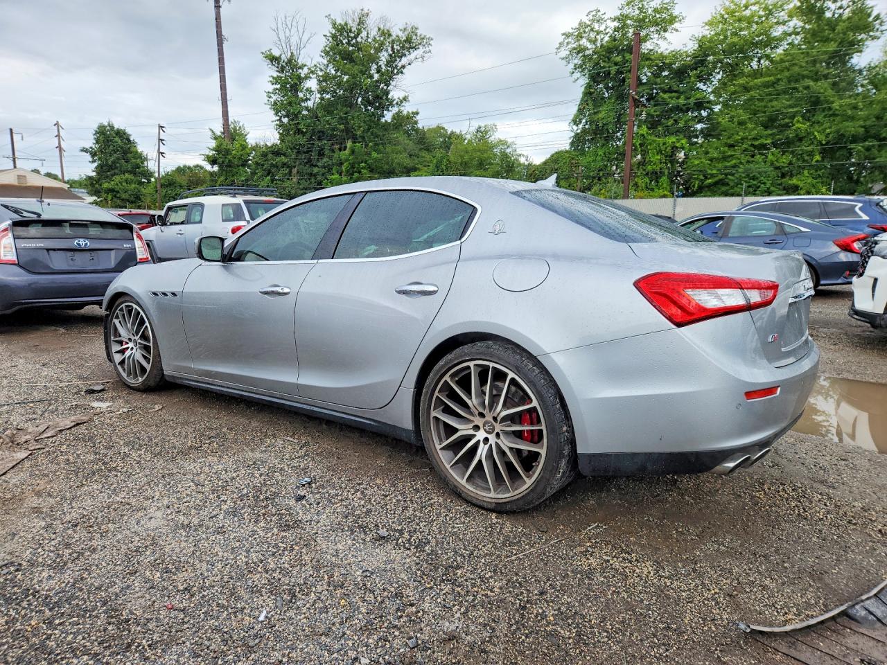 2015 Maserati Ghibli S Silver vin: ZAM57RTA9F1137270