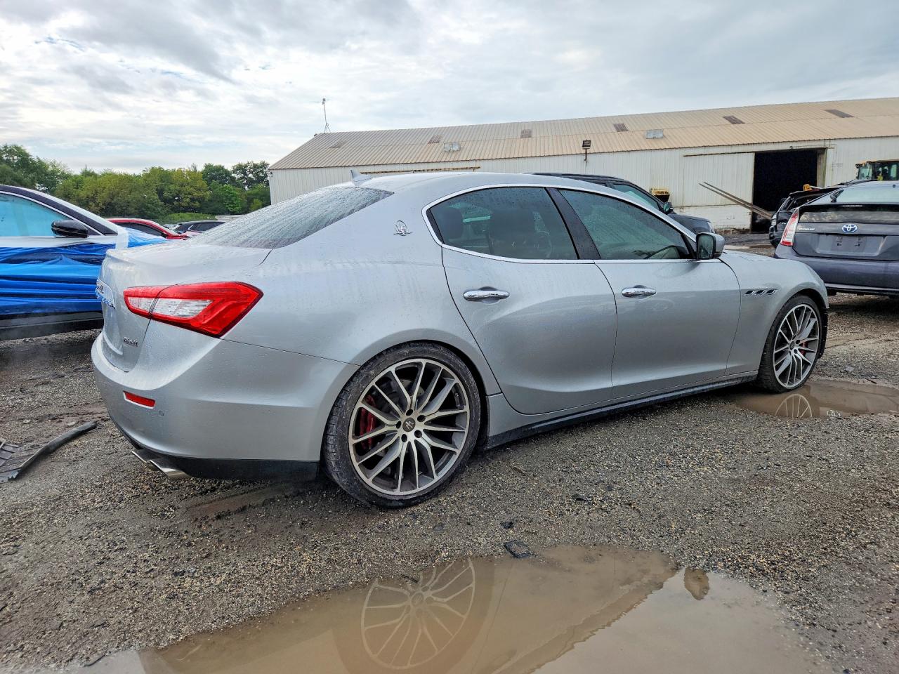 2015 Maserati Ghibli S Silver vin: ZAM57RTA9F1137270