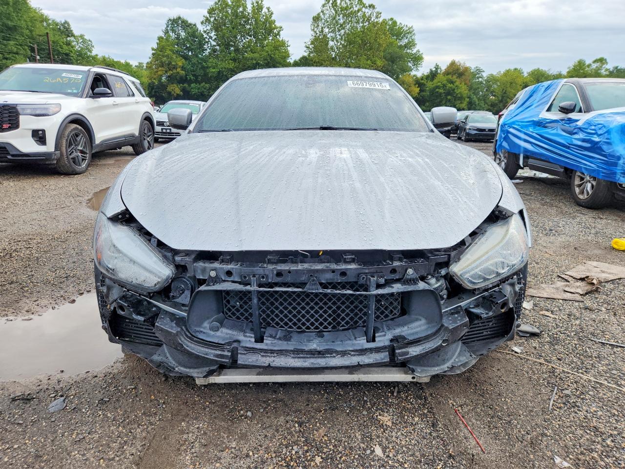 2015 Maserati Ghibli S Silver vin: ZAM57RTA9F1137270