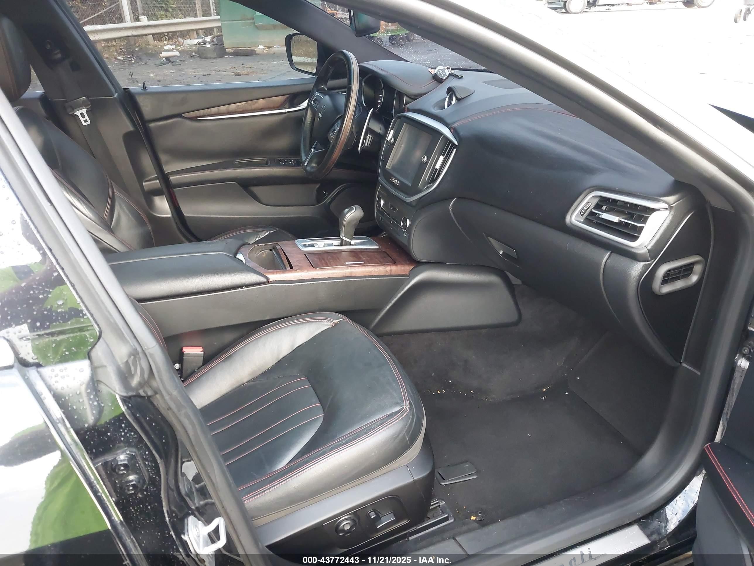 2015 Maserati Ghibli S Q4 Black vin: ZAM57RTA9F1149676