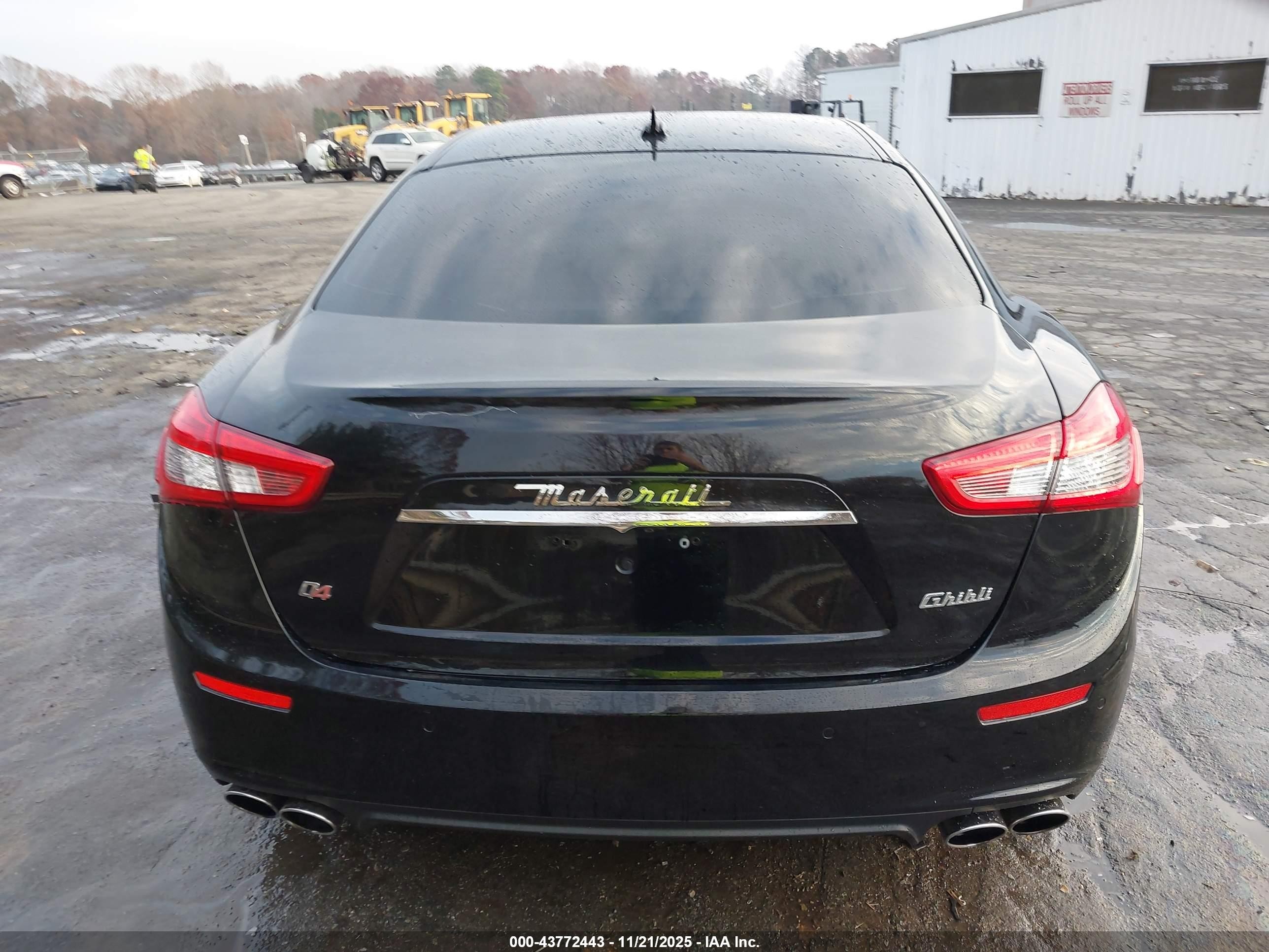 2015 Maserati Ghibli S Q4 Black vin: ZAM57RTA9F1149676