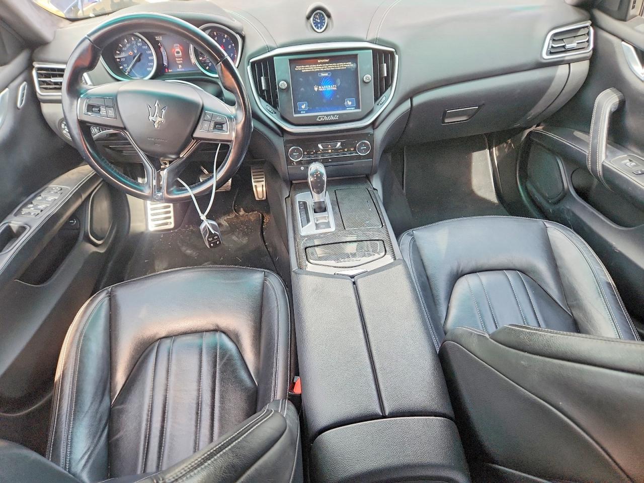 2015 Maserati Ghibli S Blue vin: ZAM57RTAXF1142395