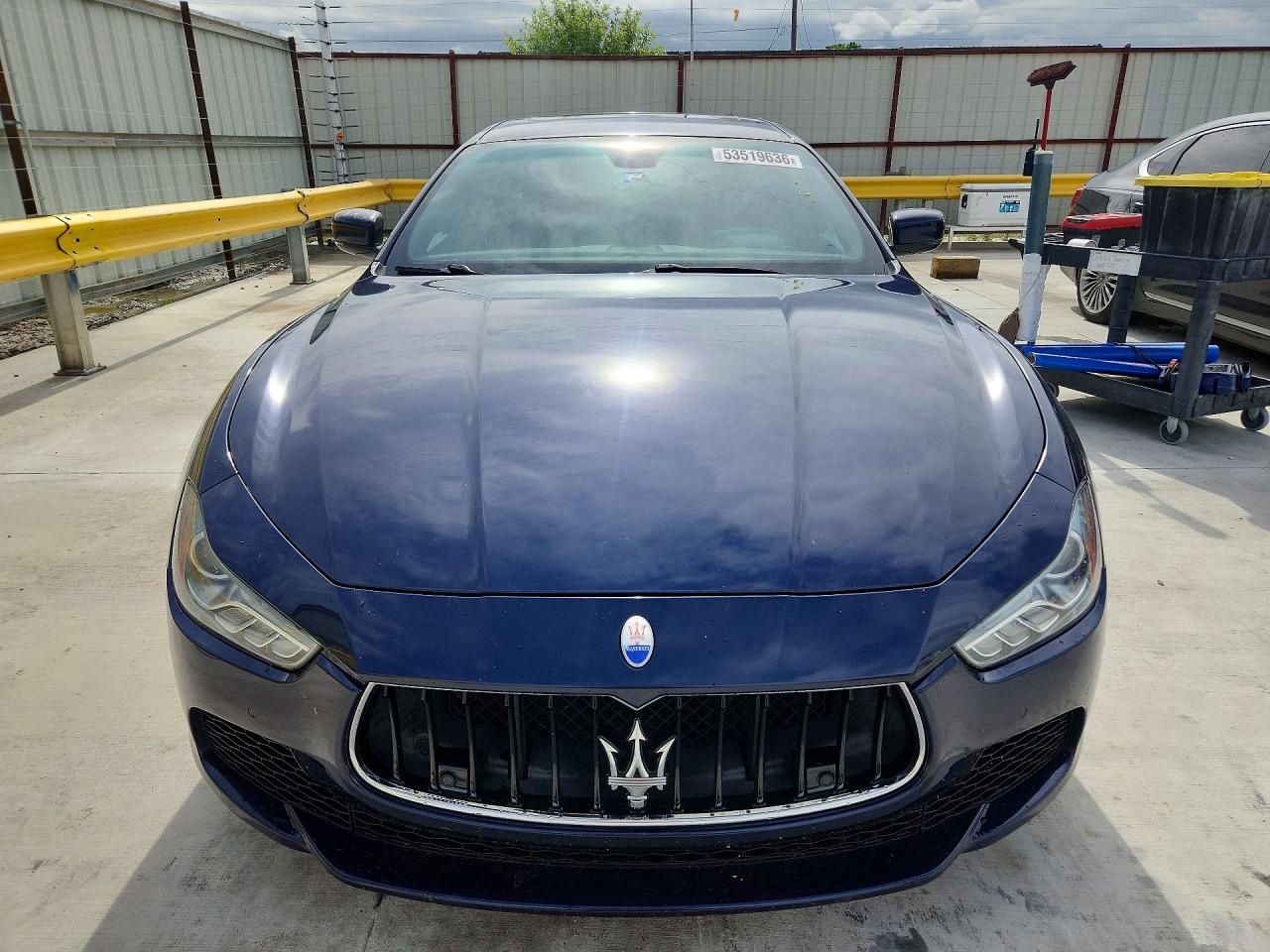 2015 Maserati Ghibli S Blue vin: ZAM57RTAXF1142395