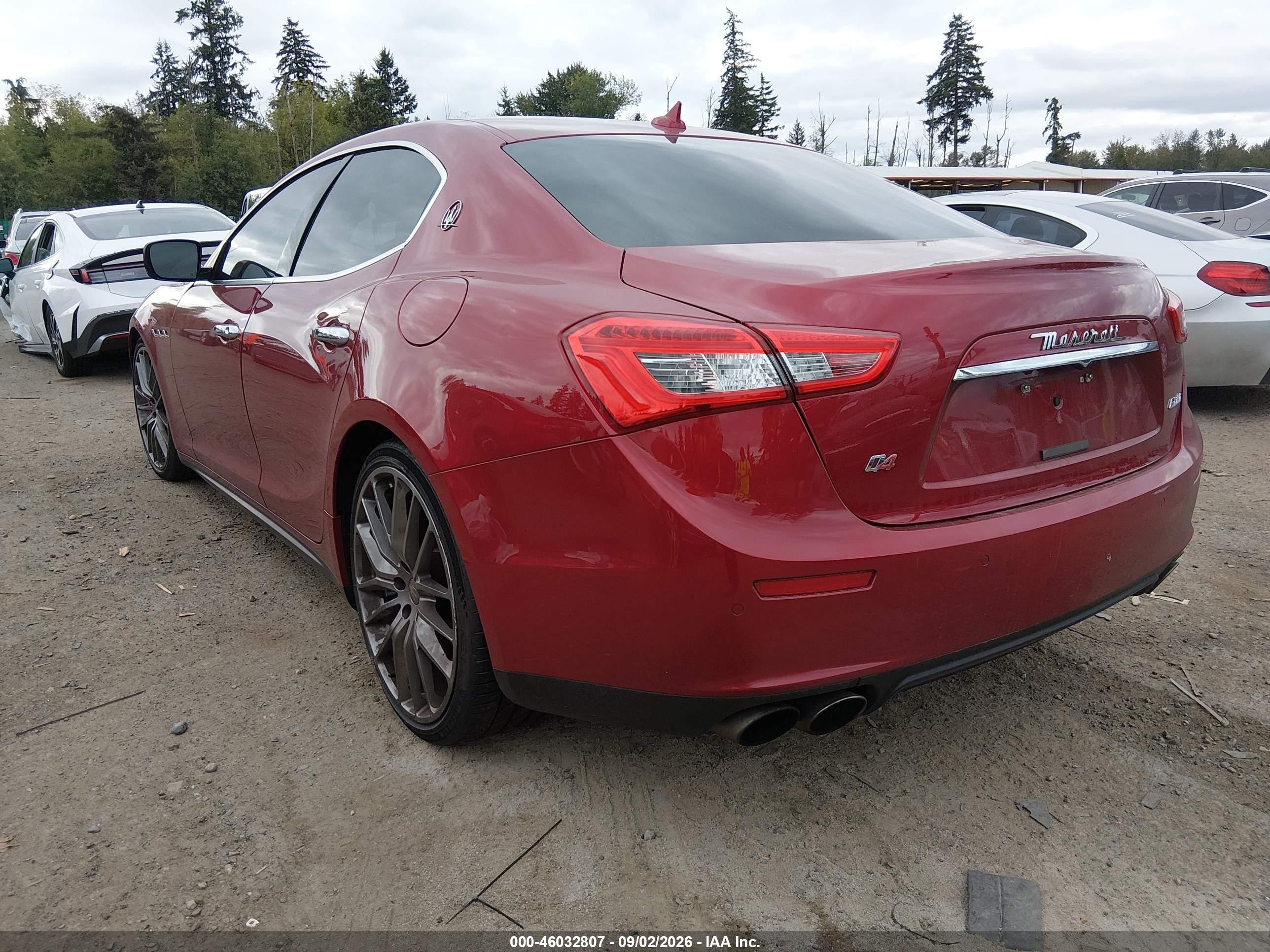 2015 Maserati Ghibli S Q4 Red vin: ZAM57RTAXF1143143