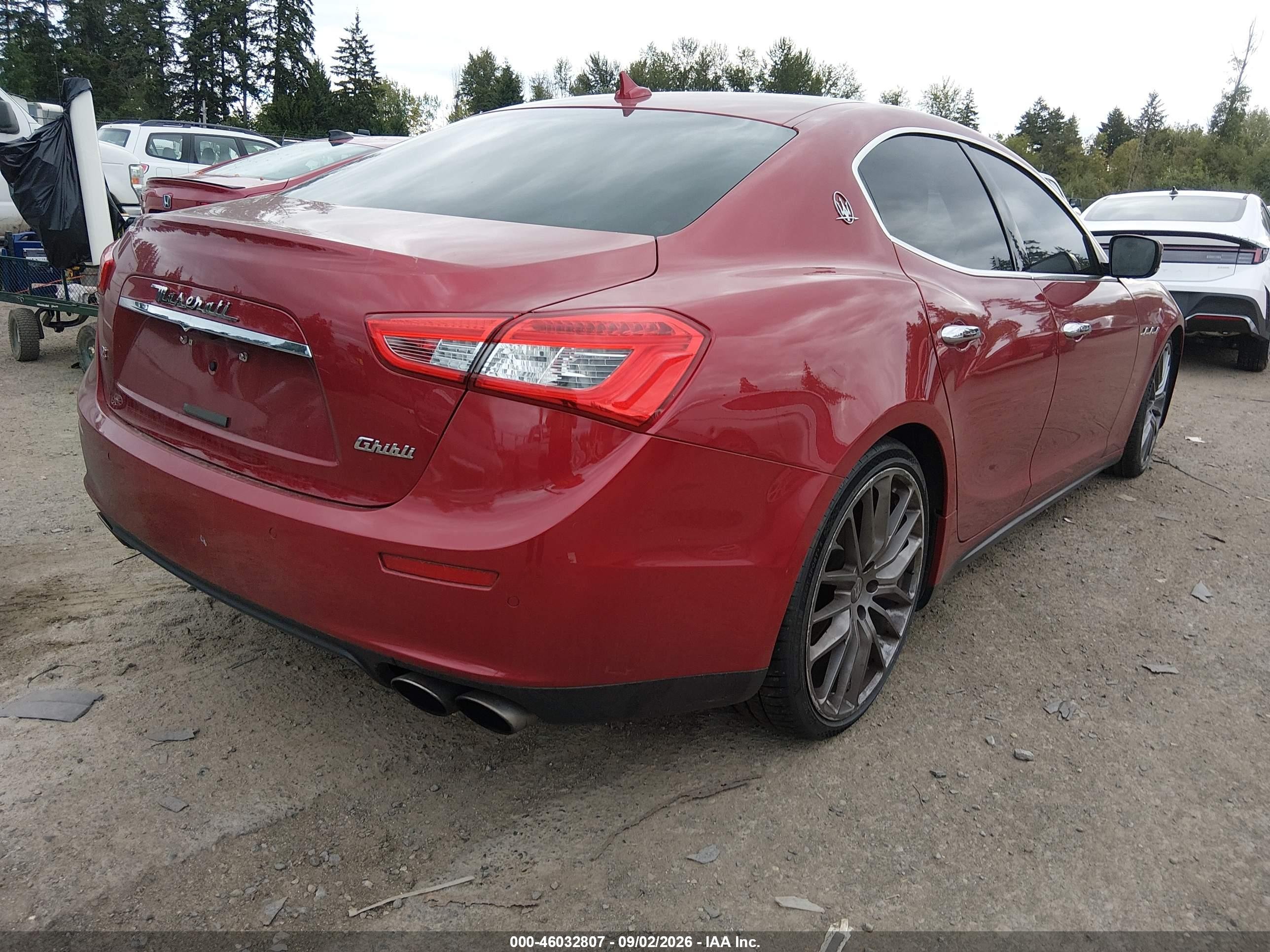 2015 Maserati Ghibli S Q4 Red vin: ZAM57RTAXF1143143