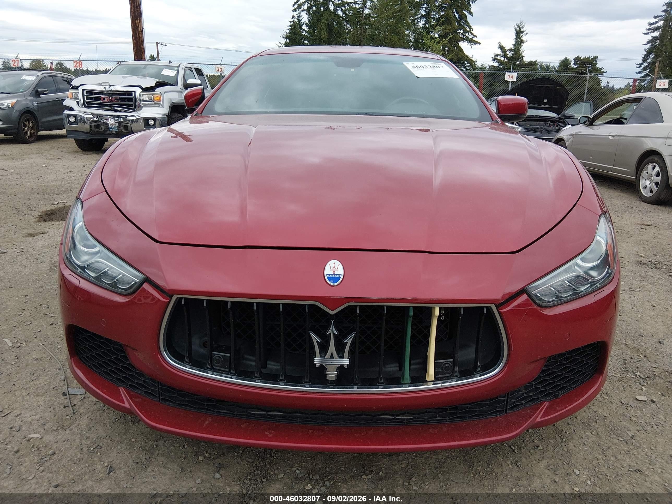 2015 Maserati Ghibli S Q4 Red vin: ZAM57RTAXF1143143