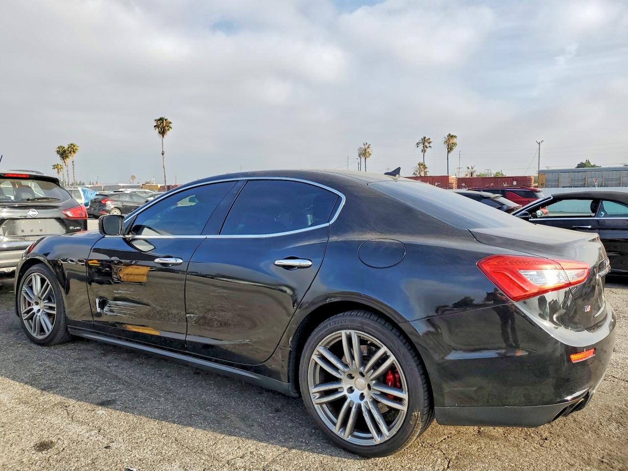 2016 Maserati Ghibli S Black vin: ZAM57RTAXG1191453