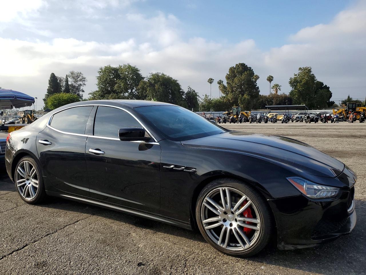 2016 Maserati Ghibli S Black vin: ZAM57RTAXG1191453