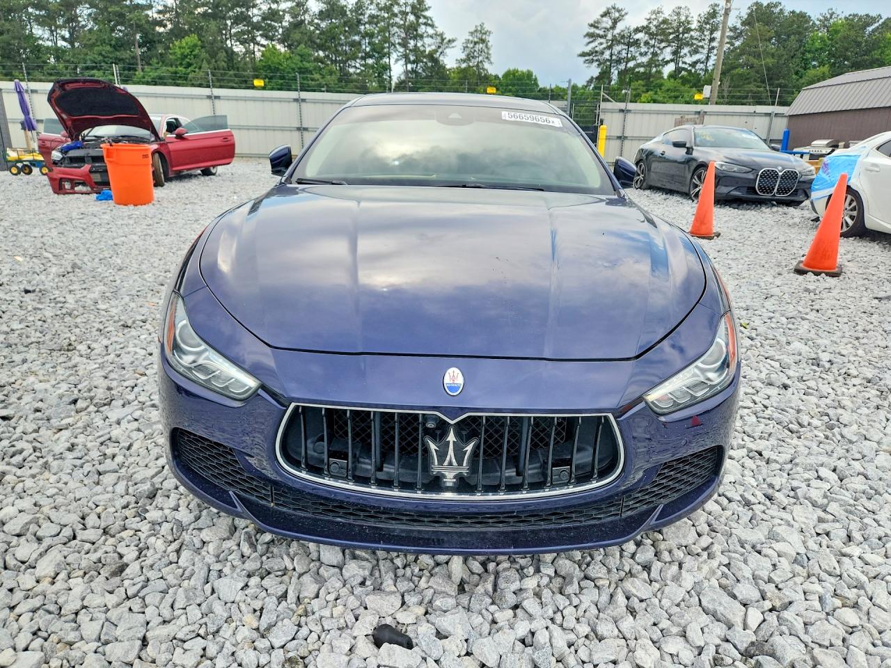 2017 Maserati Ghibli S Blue vin: ZAM57RTL0H1242316
