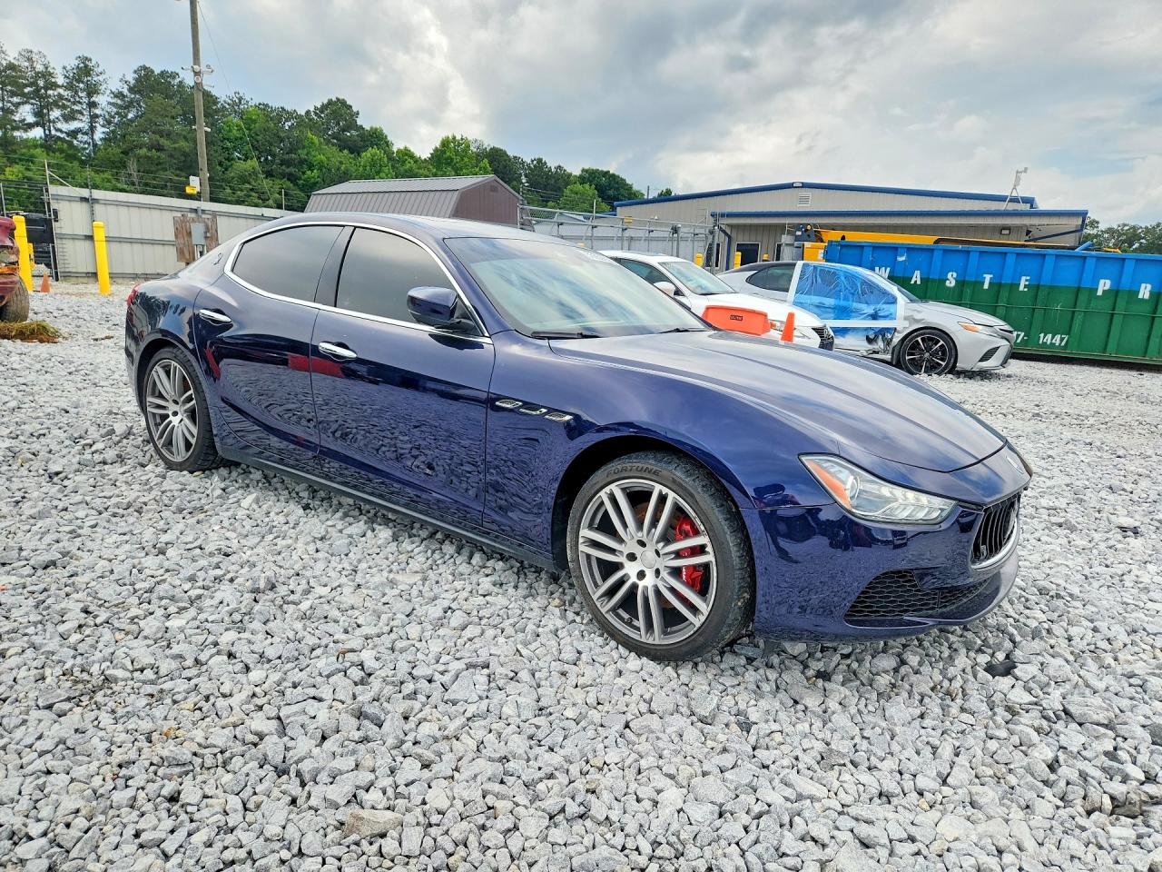 2017 Maserati Ghibli S Blue vin: ZAM57RTL0H1242316
