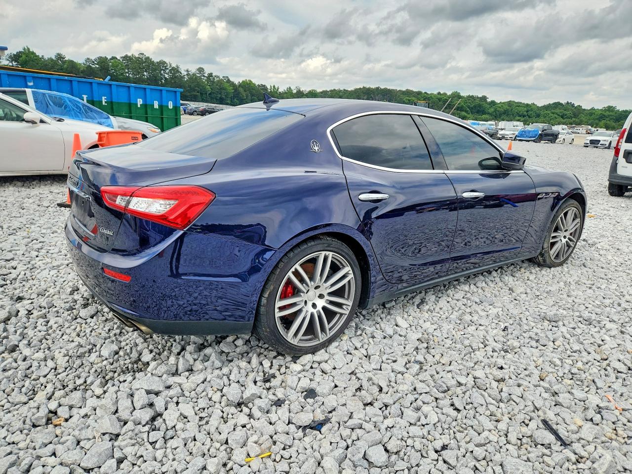 2017 Maserati Ghibli S Blue vin: ZAM57RTL0H1242316