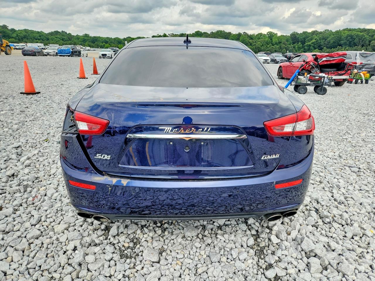 2017 Maserati Ghibli S Blue vin: ZAM57RTL0H1242316