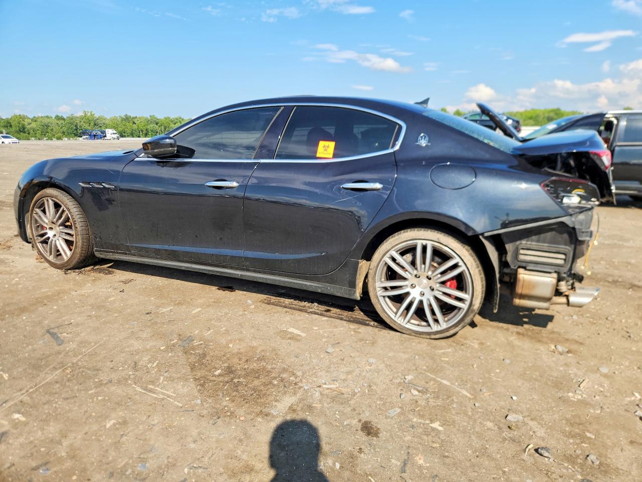 2017 Maserati Ghibli S Черный vin: ZAM57RTS8H1216716