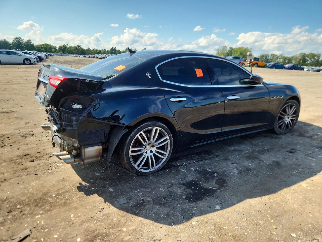 2017 Maserati Ghibli S Черный vin: ZAM57RTS8H1216716