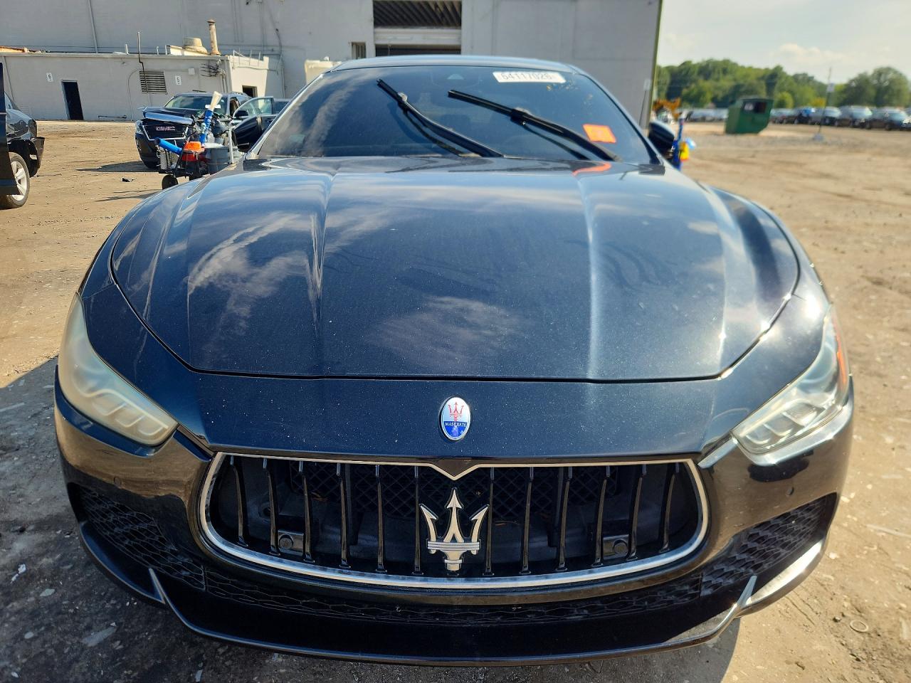 2017 Maserati Ghibli S Черный vin: ZAM57RTS8H1216716