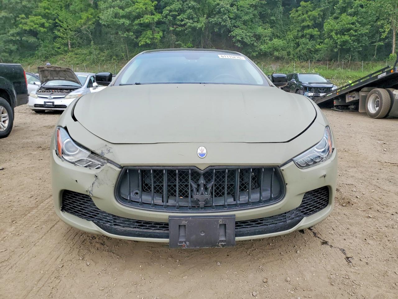 2015 Maserati Ghibli Cream vin: ZAM57XSA0F1152620