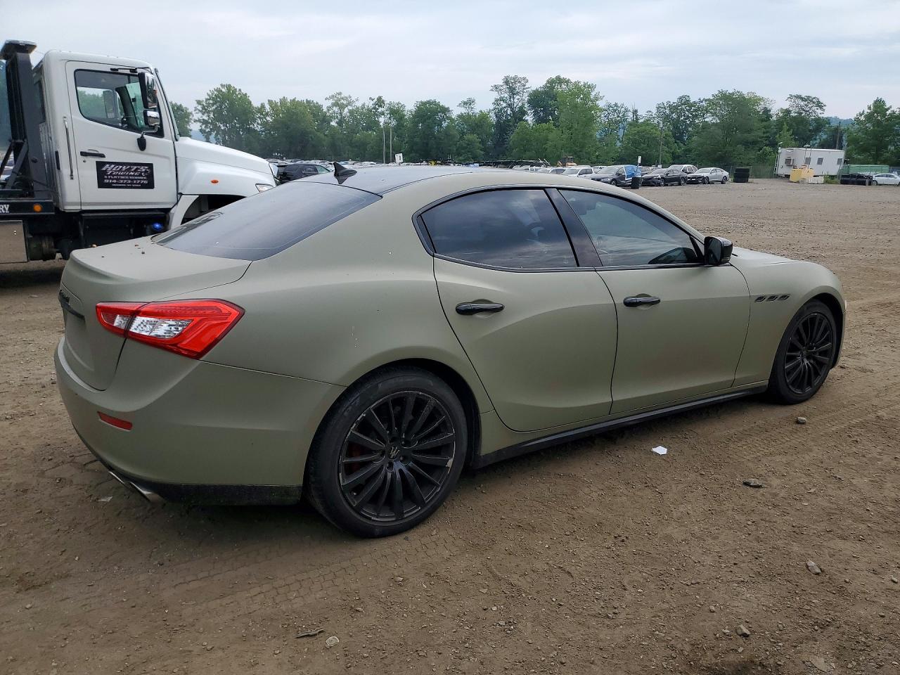 2015 Maserati Ghibli Cream vin: ZAM57XSA0F1152620