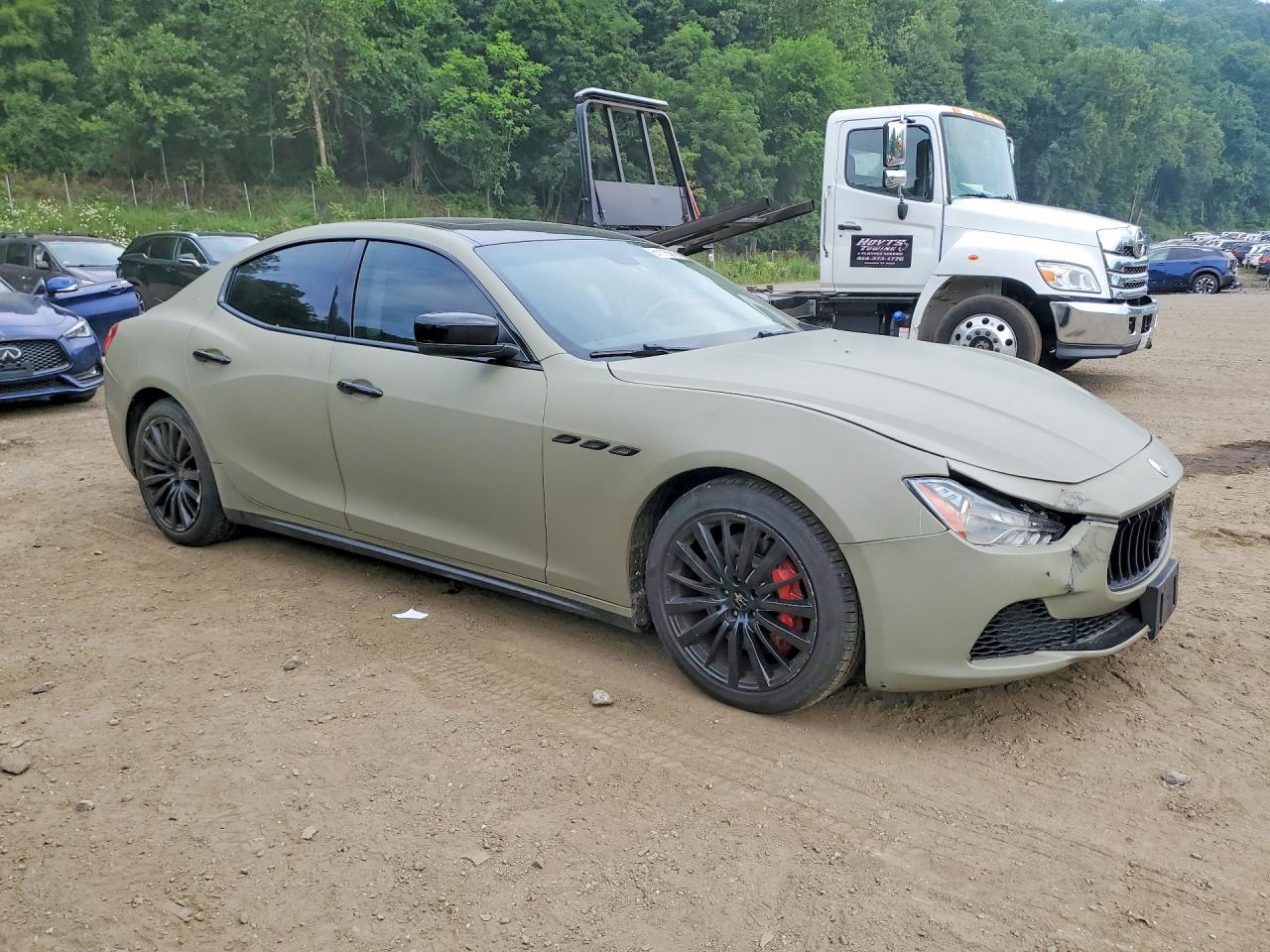 2015 Maserati Ghibli Cream vin: ZAM57XSA0F1152620